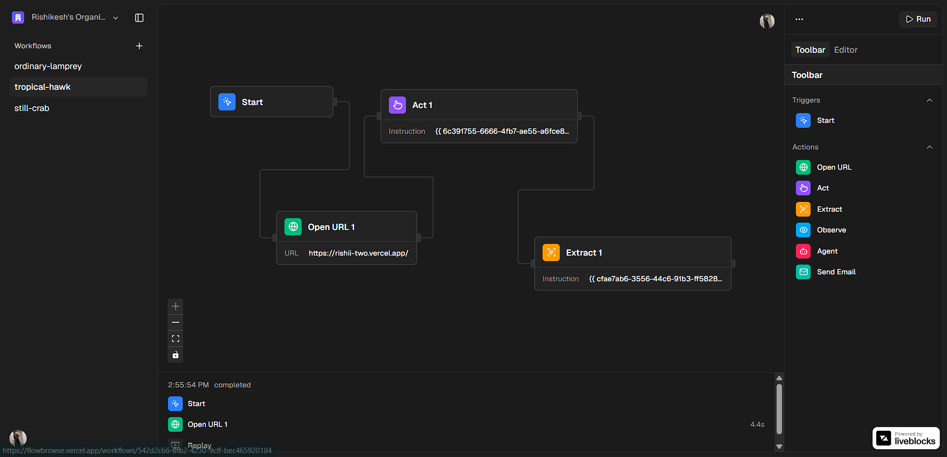 FLOWBROWSE — screenshot